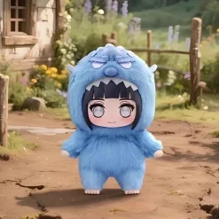 Boîte mystère peluche style Labubu Naruto