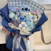 Bouquet de peluche Stitch bleu