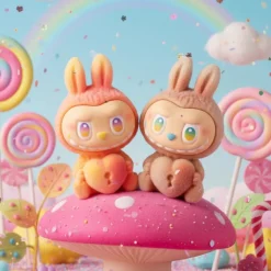 Figurines style Labubu en vinyle collection Energie