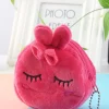 La framboise câlin - petit sac en peluche