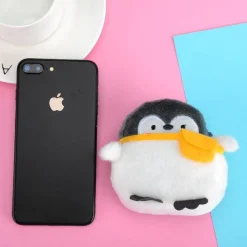 Le beau bébé pingouin - sac en peluche