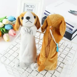 Le chien saucisse - trousse en peluche