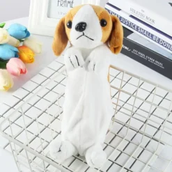 Le chien saucisse - trousse en peluche