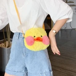 Le poussin de compagnie - sac à bandoulière en peluche