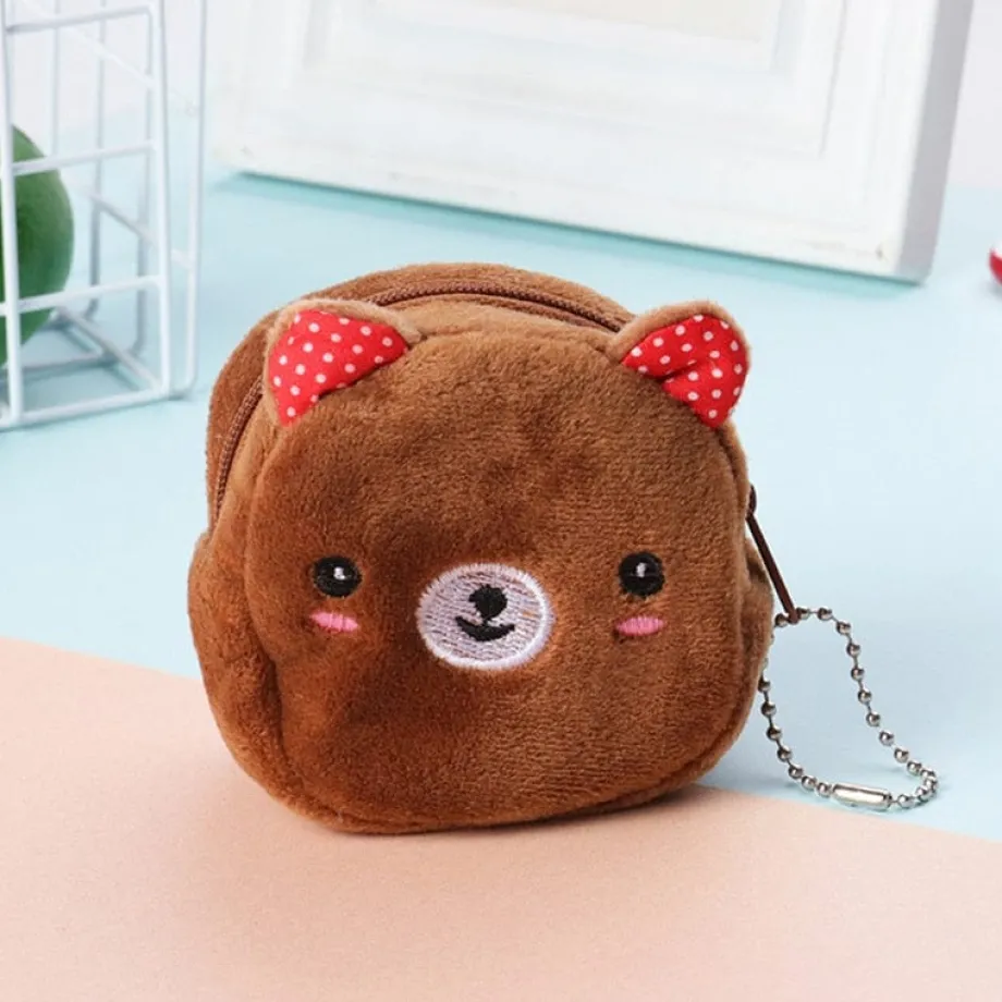 L'oursonne câlin - petit sac en peluche