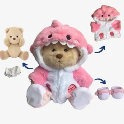 Ours en peluche déguisé en requin