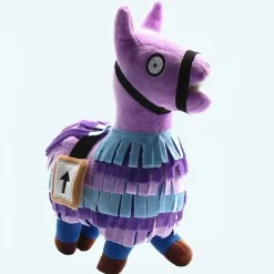 Peluche alpaga Fortnite violet doux câlin enfant