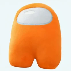 Peluche Among Us orange douce câline univers gaming
