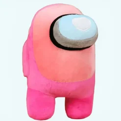 Peluche Among Us rose saumon douce enfant amusant