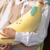 Peluche banane fruit mignon jaune doux câlin enfant