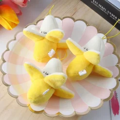 Peluche banane jaune amusante douce et originale