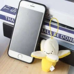 Peluche banane jaune amusante douce et originale