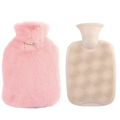 Peluche bouillotte à fourrure