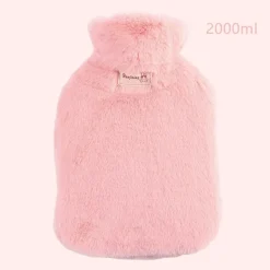 Peluche bouillotte à fourrure