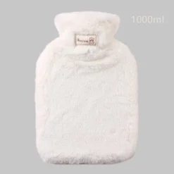 Peluche bouillotte à fourrure