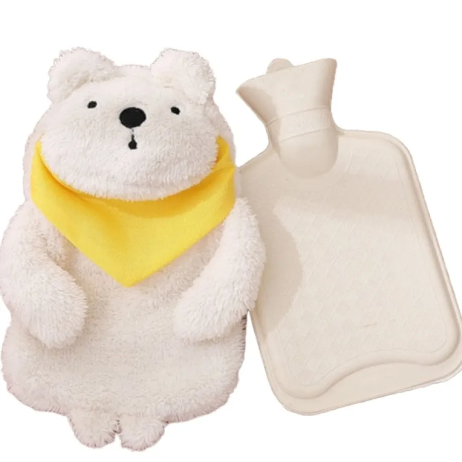 Peluche bouillotte ours polaire