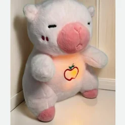 Peluche capybara qui respire berceuses bruits blancs