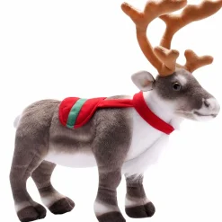 Peluche cerf de Noël douce enfant cadeau festif chaleureux