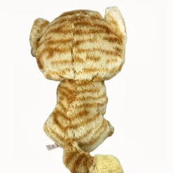 Peluche chaton rayé doux câlin enfant moelleux hiver