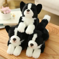 Peluche chien Border collie