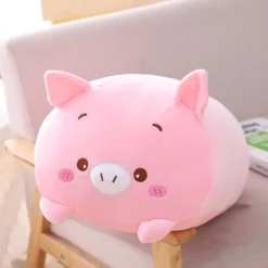 Peluche cochon squishmallow tout rose