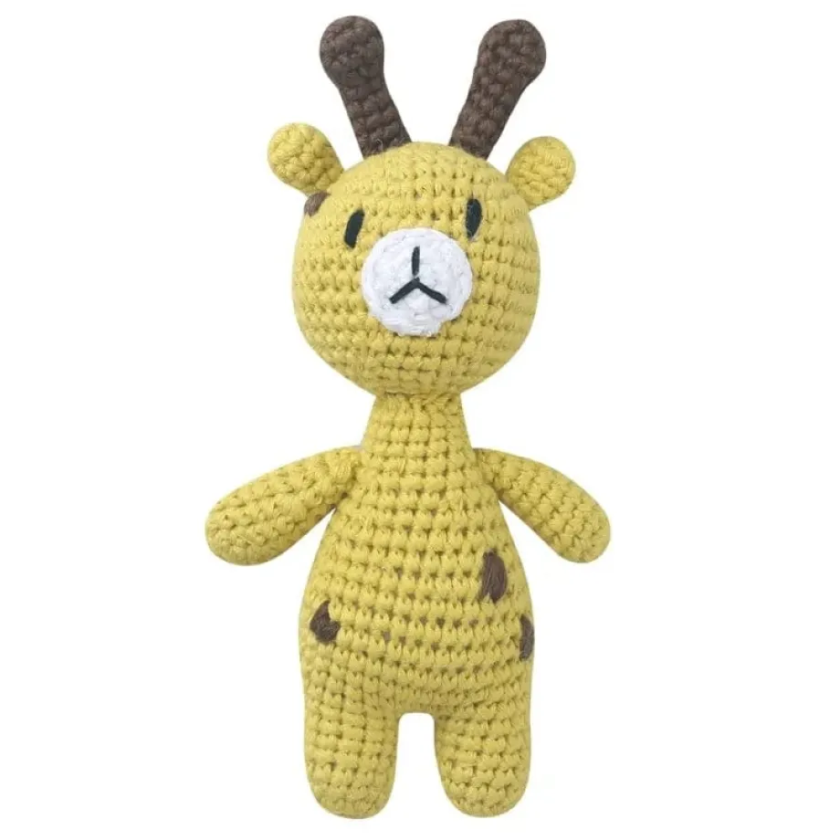 Peluche crochet girafe