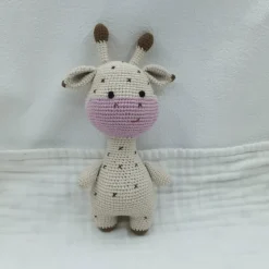 Peluche crochet girafe glouton