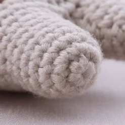 Peluche crochet girafe timide