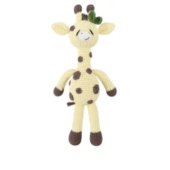 Peluche crochet grande girafe
