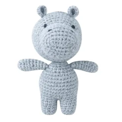 Peluche crochet hippopotame