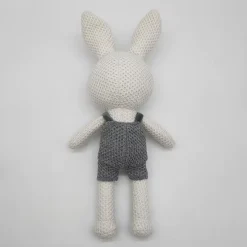 Peluche crochet lapin doux enfant câlin univers tendre