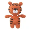 Peluche crochet tigre orange