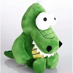Peluche crocodile vert moelleux amusant enfant jouet