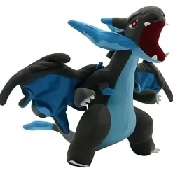 Peluche Dracaufeu X géant noir doux collection Pokémon
