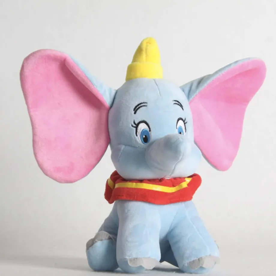 Peluche Dumbo éléphant bleu doux enfant câlin