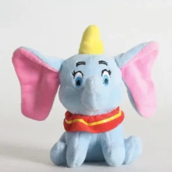 Peluche Dumbo éléphant doux gris bleu enfant câlin