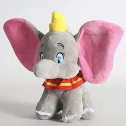 Peluche Dumbo éléphant doux gris bleu enfant câlin