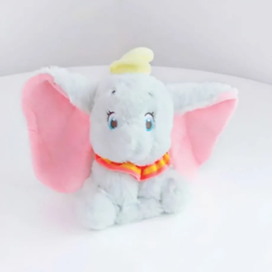 Peluche Dumbo éléphant gris doux câlin enfant