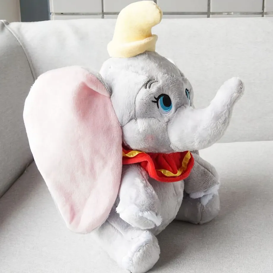 Peluche Dumbo éléphant gris doux enfant câlin Disney