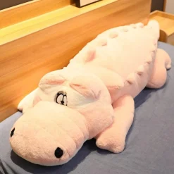 Peluche géante crocodile aux gros yeux