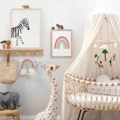 Peluche girafe au très long cou