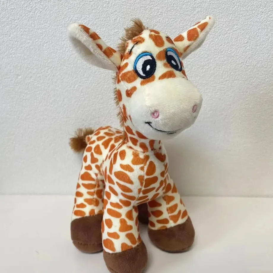 Peluche girafe aux gros yeux