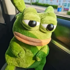 Peluche grenouille Pikachu douce verte enfant amusant