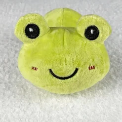 Peluche grenouille verte douce enfant câline et ludique