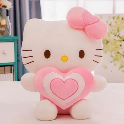Peluche Hello Kitty douce cœur amour enfant câlin