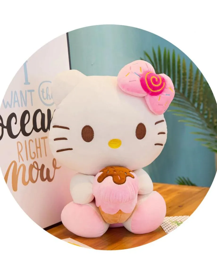 Peluche Hello Kitty douce gourmandise estivale