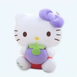 Peluche Hello Kitty myrtille douce câline enfant univers