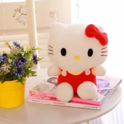 Peluche Hello Kitty rouge douce câline enfant collection