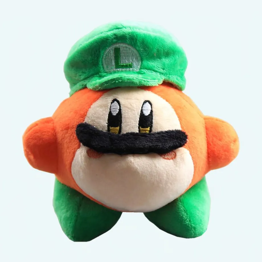 Peluche Kirby kawaii Luigi déguisement doux enfant