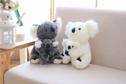Peluche koala avec son bébé
